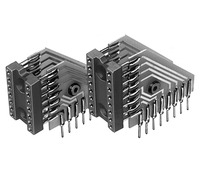   									DIL ...
 W 90 									LED display sockets in vertical construction 								