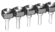   									MK LP 18 ...
 									Low profile, less than 2.7/3.1 mm above P.C.B. - with contact spring for Ø 0.5 mm pins, Solder and plug...
 								