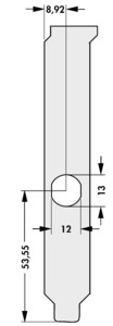 PCI round cutout