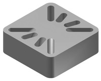   									US 58 4 									for semiconductor-design TO 5 *mounting pads: the US-pads convent the TO 5 pin circle to a pitch of .1