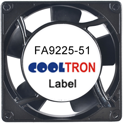 FA9225-51 Series AC AXIAL FAN 92 x 92 x 25mm Air Flow:30.0 ~ 36.0 CFM  