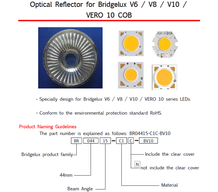Reflector

Code:  BR04428-C1C-BV10

FWHM:  28°

Diameter:  44 mm

Height:  22 mm