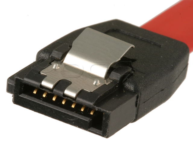 Sata cable with latch