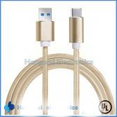  USB TYPE C TO USB 3.0 CABLE,ALUMIUM PLUG,NYLON BRAIDED CABLE
 
