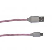  Micro usb cable,aluminium plug,nylon braided cable
 