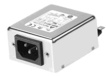  EMI filters, compact design with IEC connectors.
 