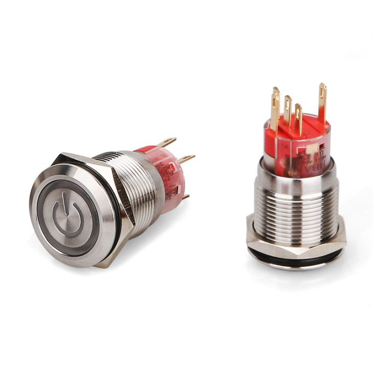  22mm Metal Momentary Switch Push Button
 